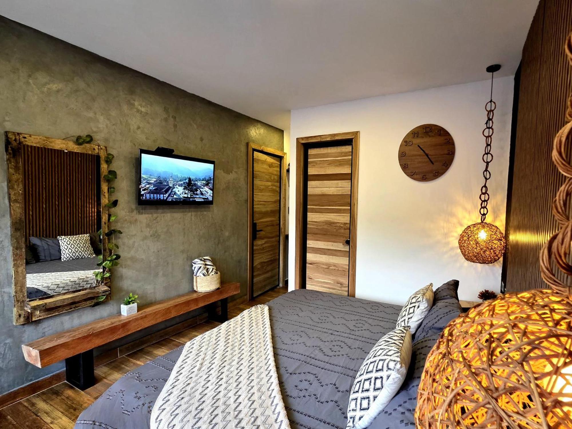 Habitacion Deluxe 2 Con Jacuzzi A 20 Mt Del Parque Salento Dış mekan fotoğraf