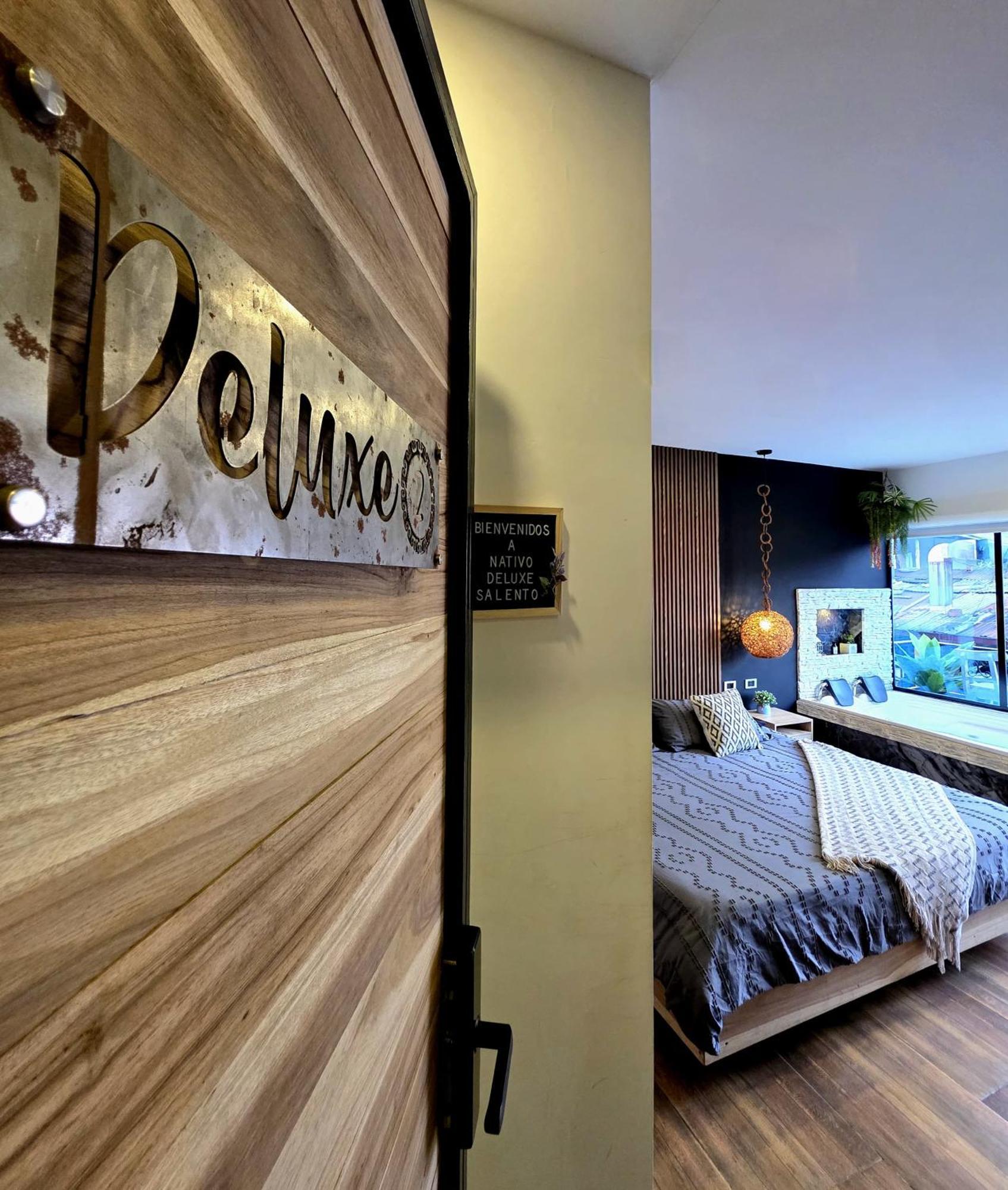Habitacion Deluxe 2 Con Jacuzzi A 20 Mt Del Parque Salento Dış mekan fotoğraf